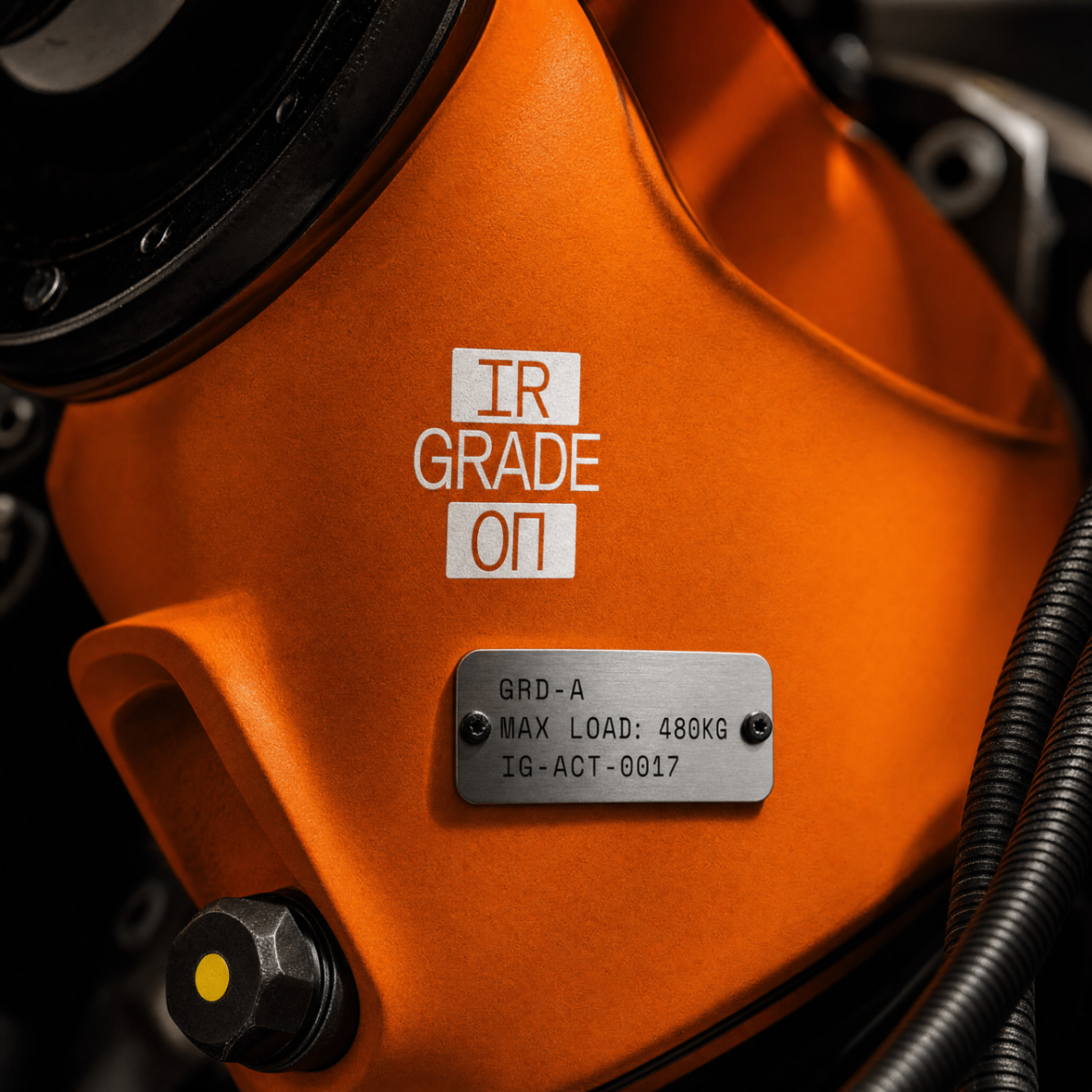 IRONGRADE robotic arm component close-up